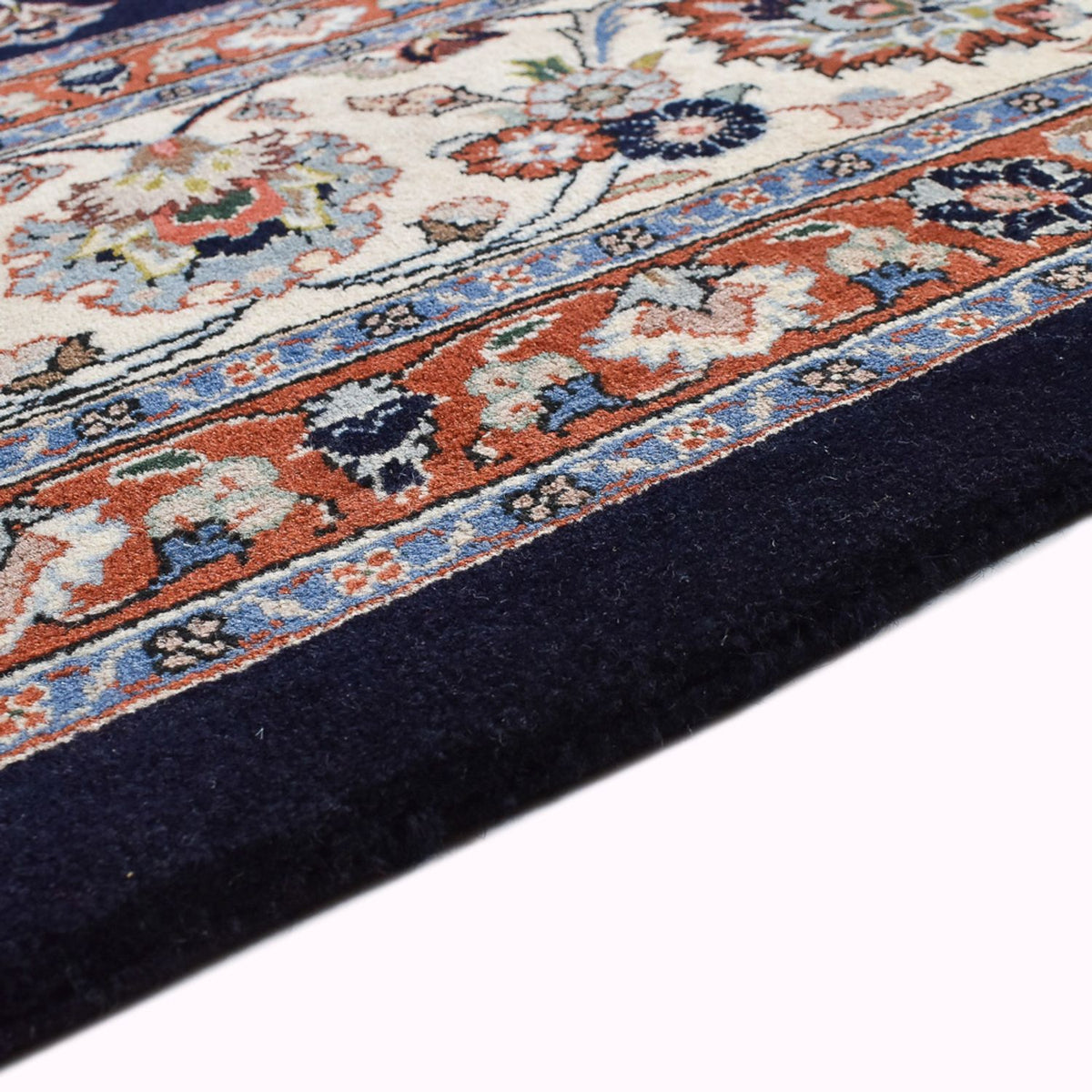 Maschad Teppich 250x343cm - Perserteppich - dunkelblau