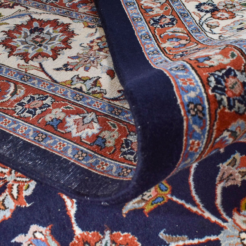 Maschad Teppich 250x343cm - Perserteppich - dunkelblau