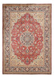 Täbriz - 40 Raj Teppich 249x349cm - Perserteppich - rot