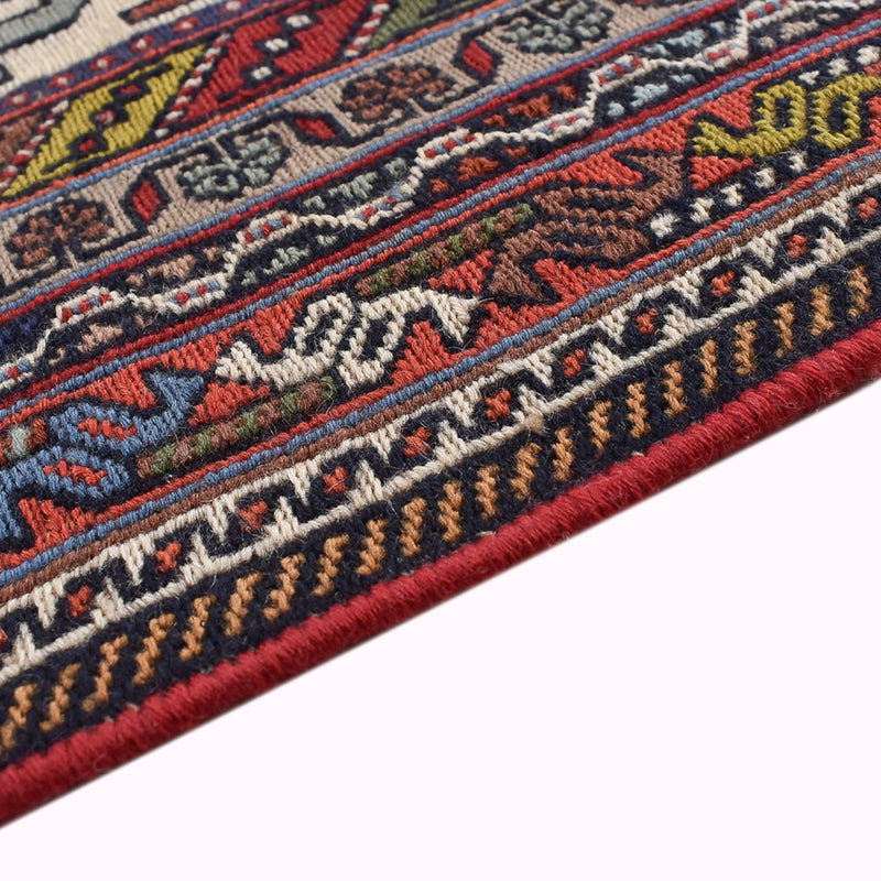 Kelim Fars Teppich 198x297cm - mehrfarbig