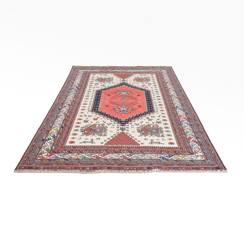Kelim Fars Teppich 198x297cm - mehrfarbig