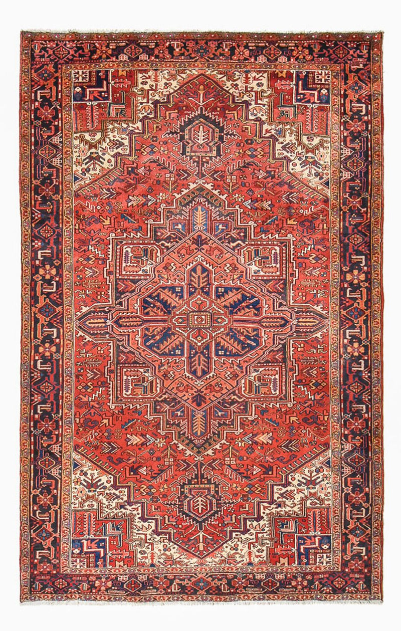 Heriz Teppich 230x364cm - Perserteppich - rot