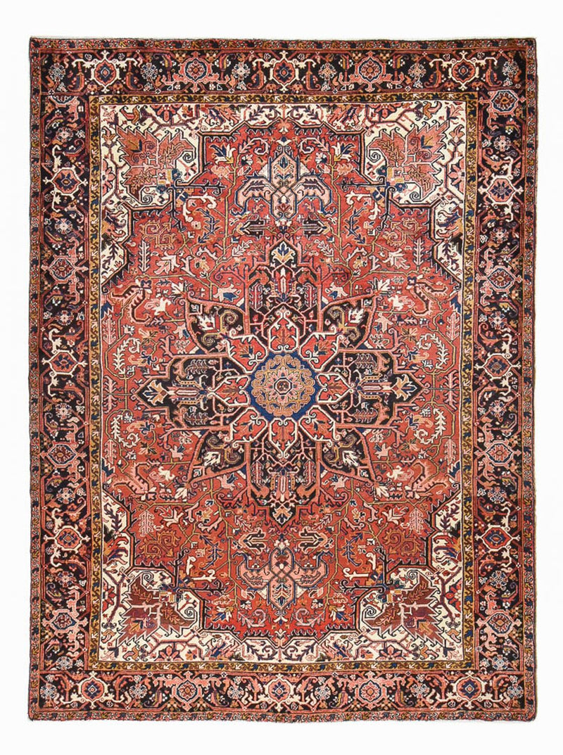 Heriz Teppich 256x344cm - Perserteppich - hellrot