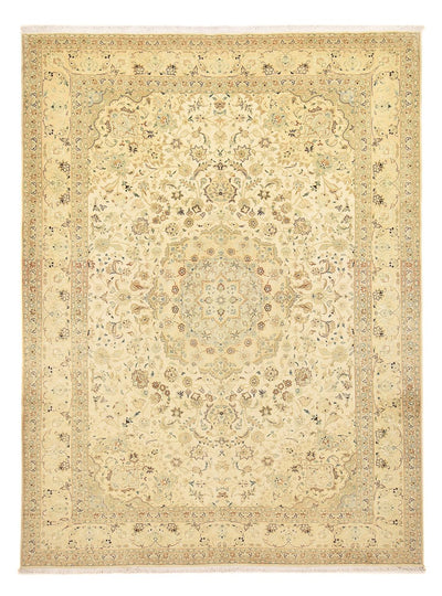 Täbriz - 50 Raj Teppich 252x342cm - Perserteppich - hellbeige