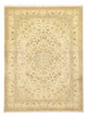Täbriz - 50 Raj Teppich 252x342cm - Perserteppich - hellbeige