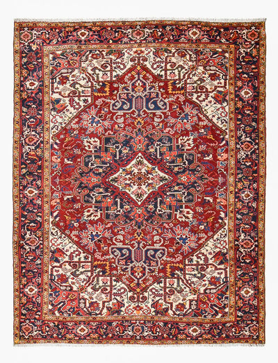 Heriz Teppich 257x344cm - Perserteppich - rot