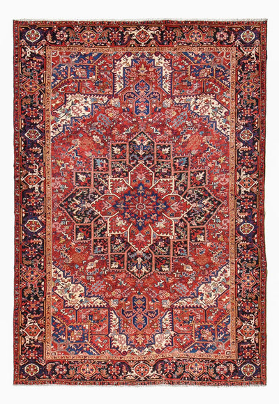 Heriz Teppich 238x341cm - Perserteppich - rot