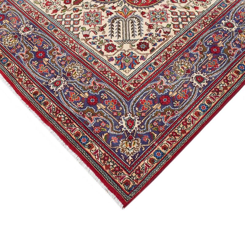 Täbriz - 40 Raj Teppich 298x396cm - Perserteppich - rot