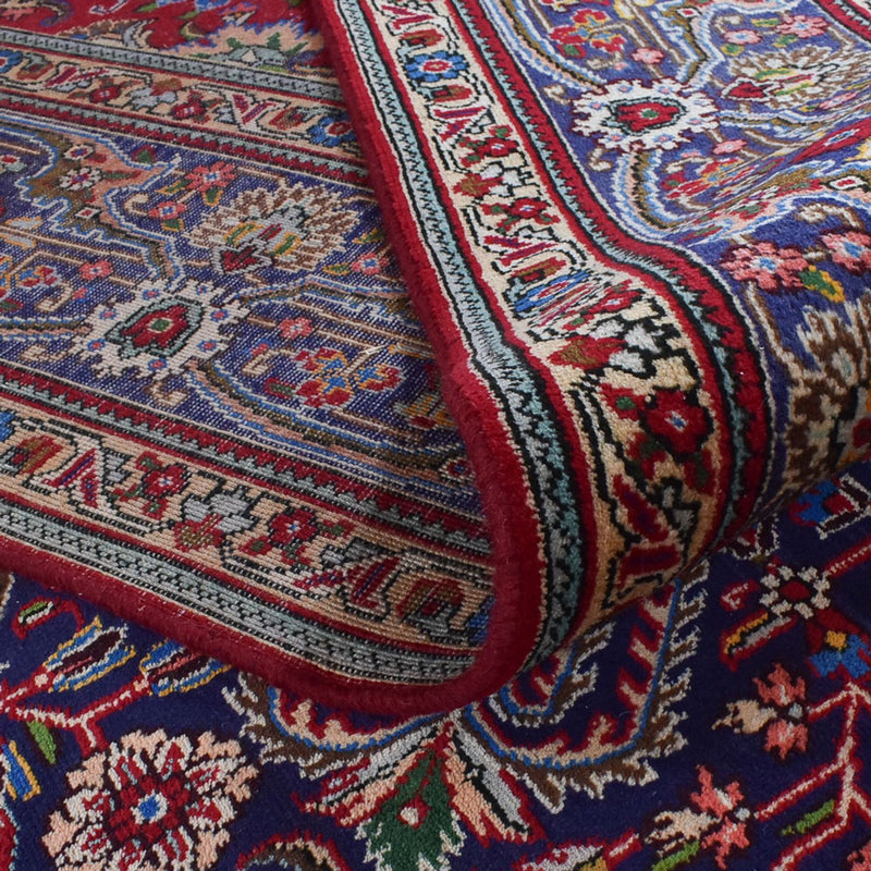 Täbriz - 40 Raj Teppich 298x396cm - Perserteppich - rot