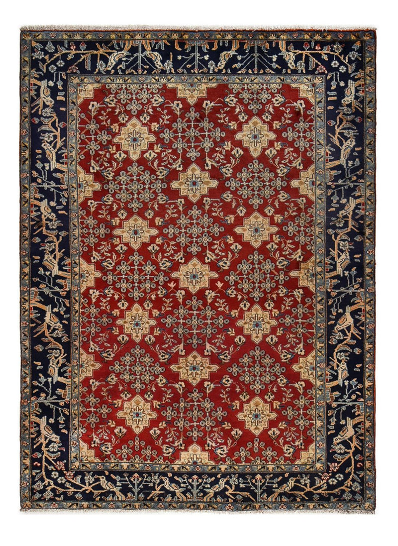 Maschad Teppich 191x260cm - Perserteppich - rot