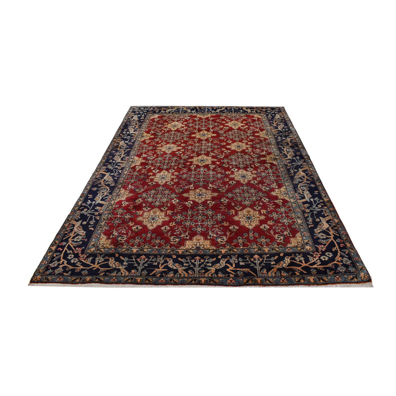 Maschad Teppich 191x260cm - Perserteppich - rot