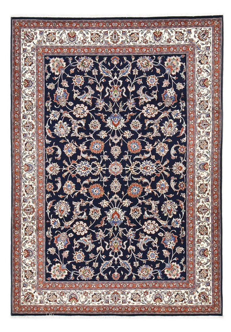 Maschad Teppich 243x342cm - Perserteppich - dunkelblau