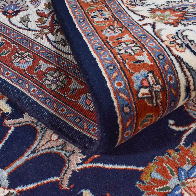Maschad Teppich 243x342cm - Perserteppich - dunkelblau
