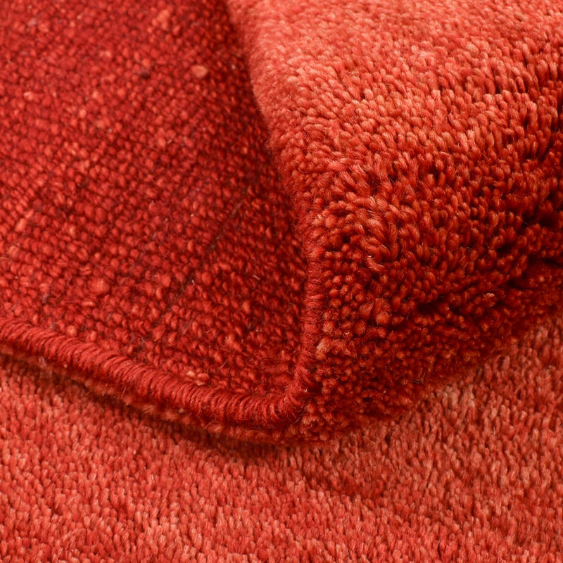 Gabbeh Persisch Teppich 126x173cm - Perserteppich Wollteppich - rot