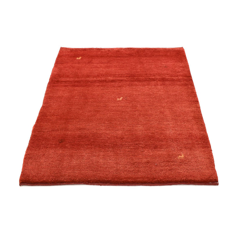 Gabbeh Persisch Teppich 126x173cm - Perserteppich Wollteppich - rot