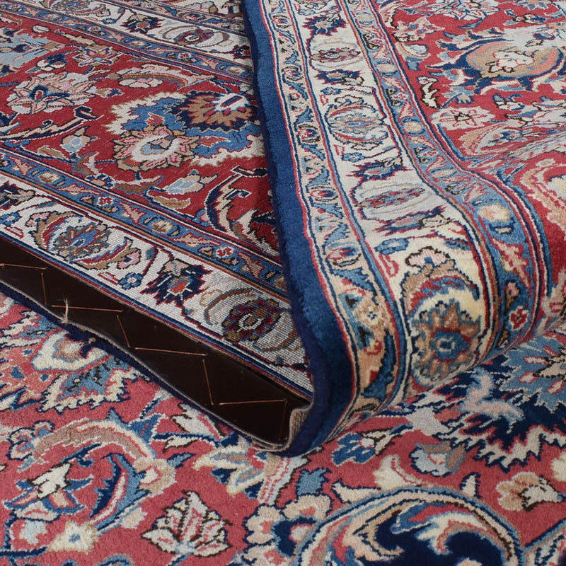 Maschad Teppich 300x408cm - Perserteppich - dunkelblau