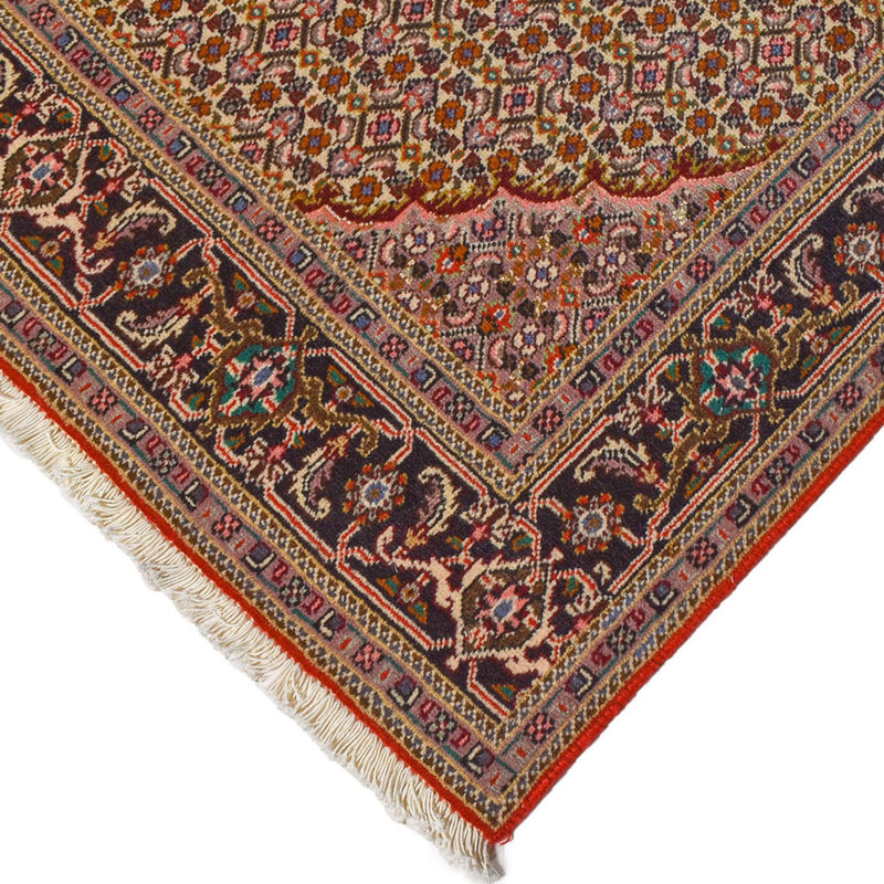 Täbriz - 40 Raj Teppich 152x200cm - Perserteppich - rot