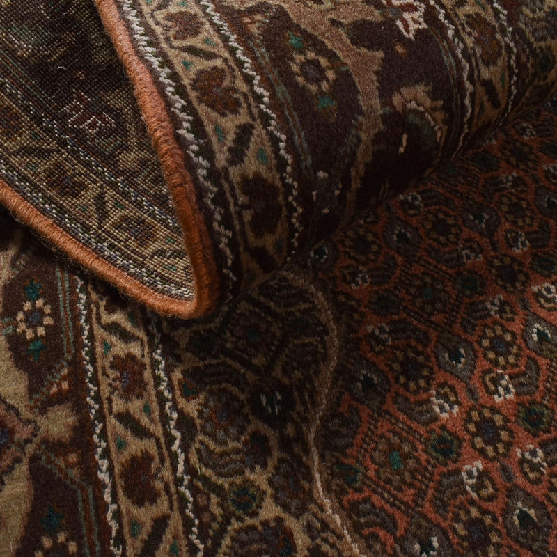 Täbriz - 40 Raj Teppich 152x198cm - Perserteppich - hellrot
