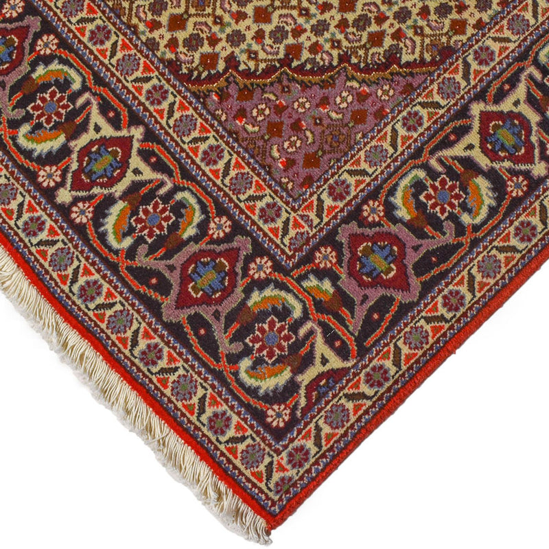 Täbriz - 40 Raj Teppich 149x198cm - Perserteppich - rot