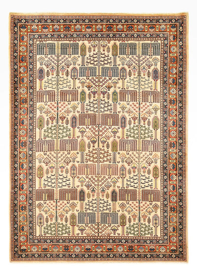 Kaschkuli Teppich 205x290cm - Perserteppich - hellbeige
