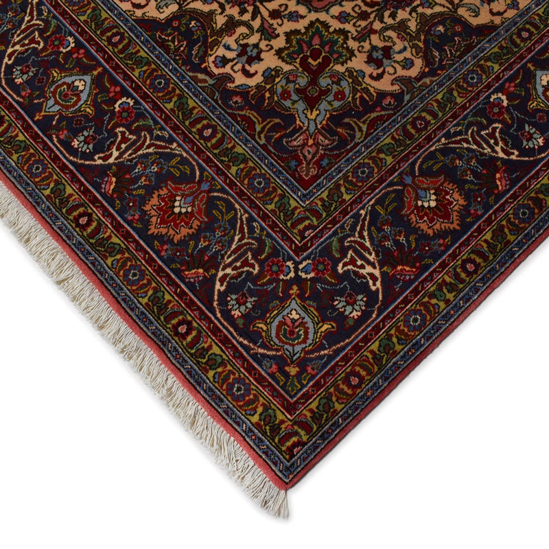 Täbriz - 40 Raj Teppich 200x313cm - Perserteppich - hellrot