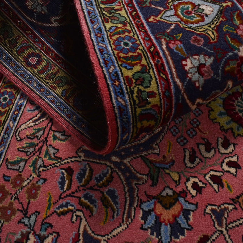 Täbriz - 40 Raj Teppich 200x313cm - Perserteppich - hellrot