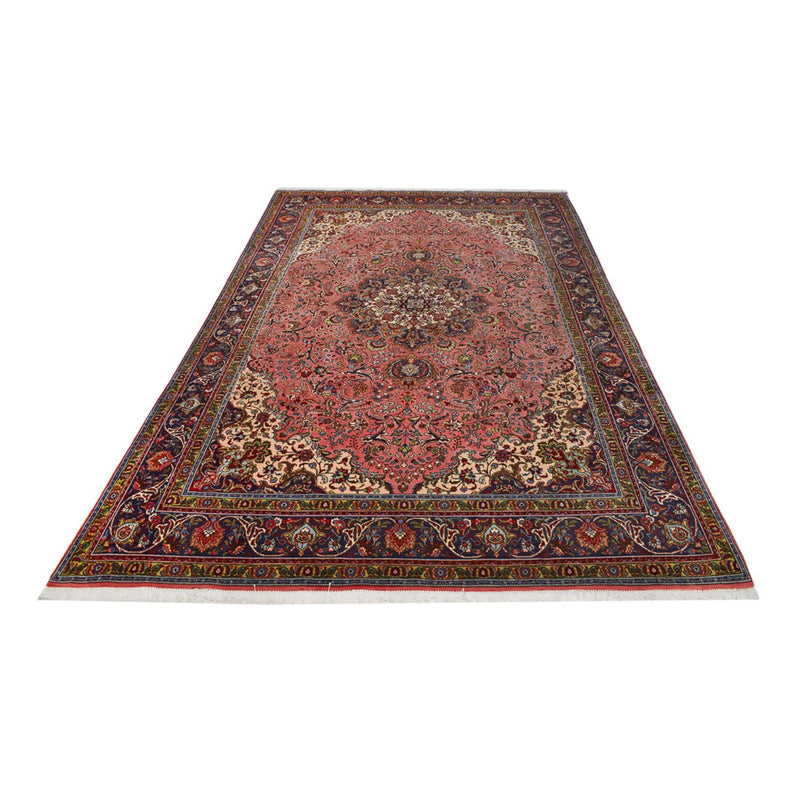 Täbriz - 40 Raj Teppich 200x313cm - Perserteppich - hellrot