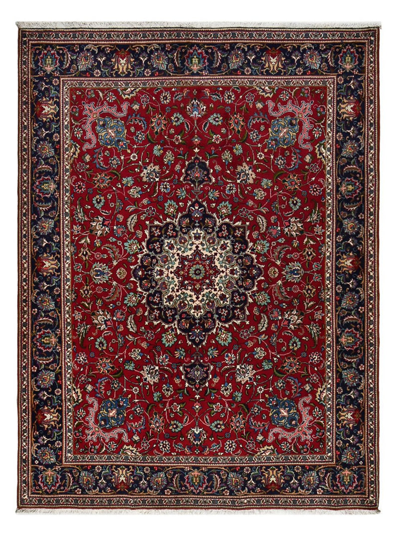 Täbriz - 40 Raj Teppich 205x272cm - Perserteppich - rot