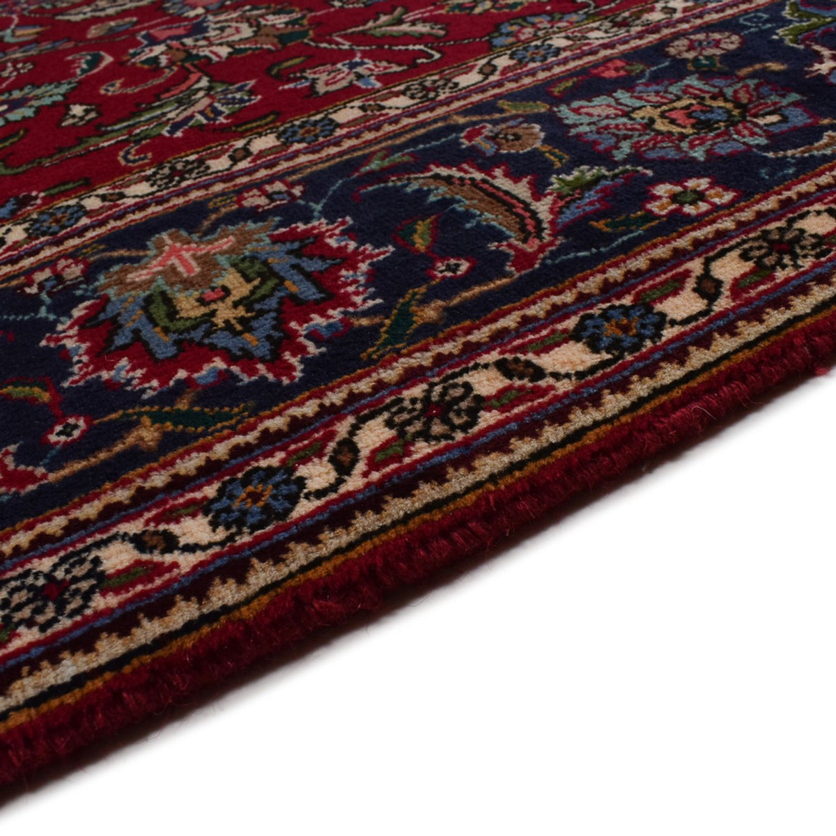 Täbriz - 40 Raj Teppich 205x272cm - Perserteppich - rot