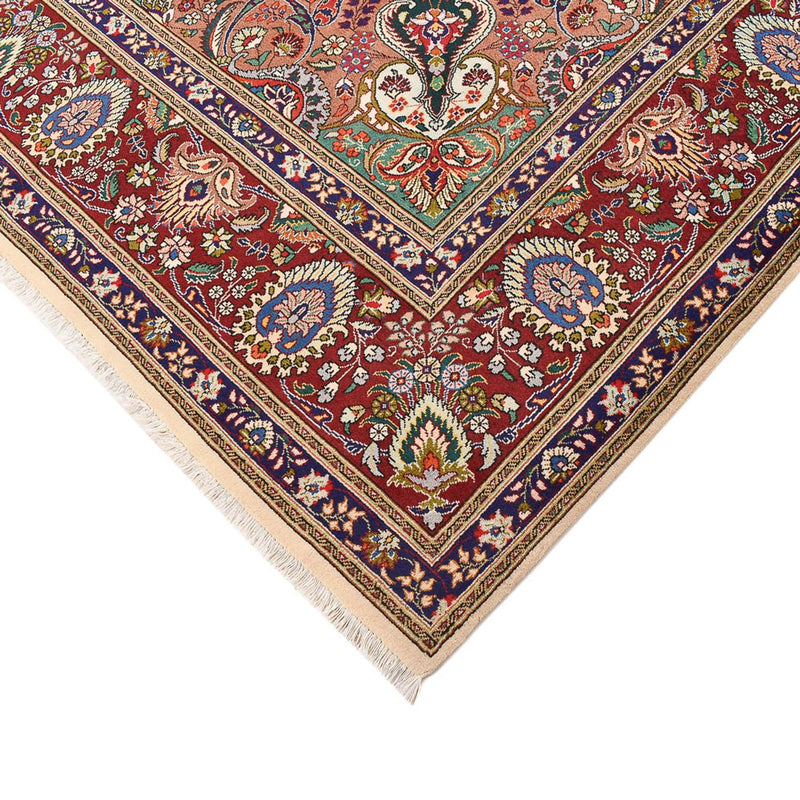 Täbriz - 40 Raj Teppich 252x367cm - Perserteppich - beige