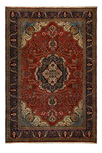 Täbriz - 40 Raj Teppich 205x302cm - Perserteppich - rot – product image