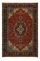 Täbriz - 40 Raj Teppich 205x302cm - Perserteppich - rot