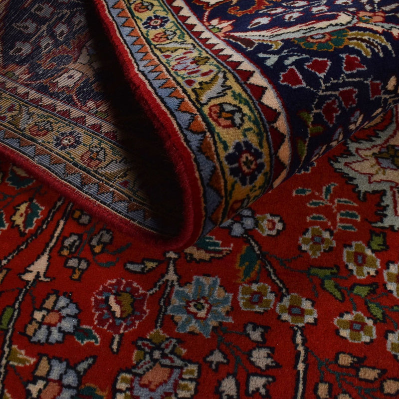 Täbriz - 40 Raj Teppich 205x302cm - Perserteppich - rot