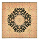 Täbriz - 50 Raj Teppich 196x202cm - Perserteppich - dunkelblau