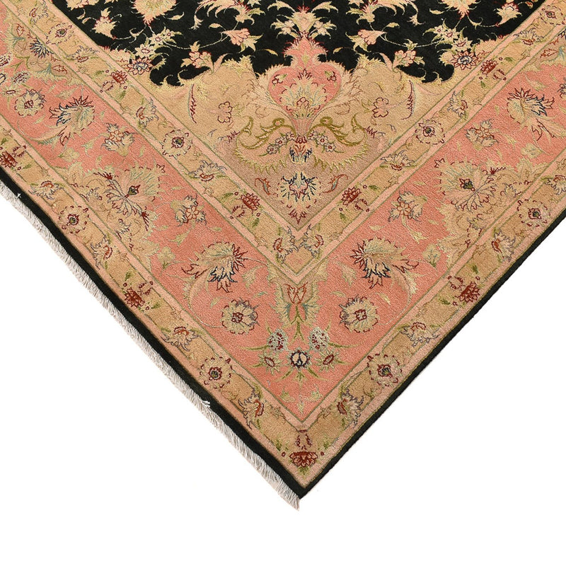 Täbriz - 50 Raj Teppich 196x202cm - Perserteppich - dunkelblau