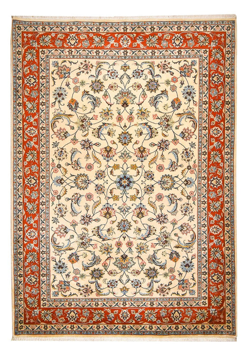 Maschad Teppich 220x314cm - Perserteppich - beige
