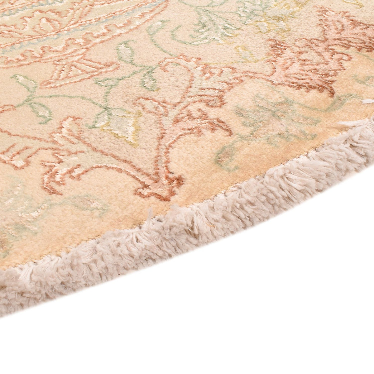 Täbriz - 50 Raj Teppich 200x200cm - Perserteppich - beige