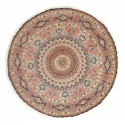 Täbriz - 50 Raj Teppich 250x250cm - Perserteppich - mehrfarbig