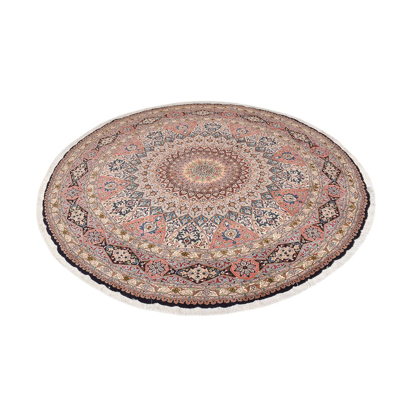 Täbriz - 50 Raj Teppich 250x250cm - Perserteppich - mehrfarbig