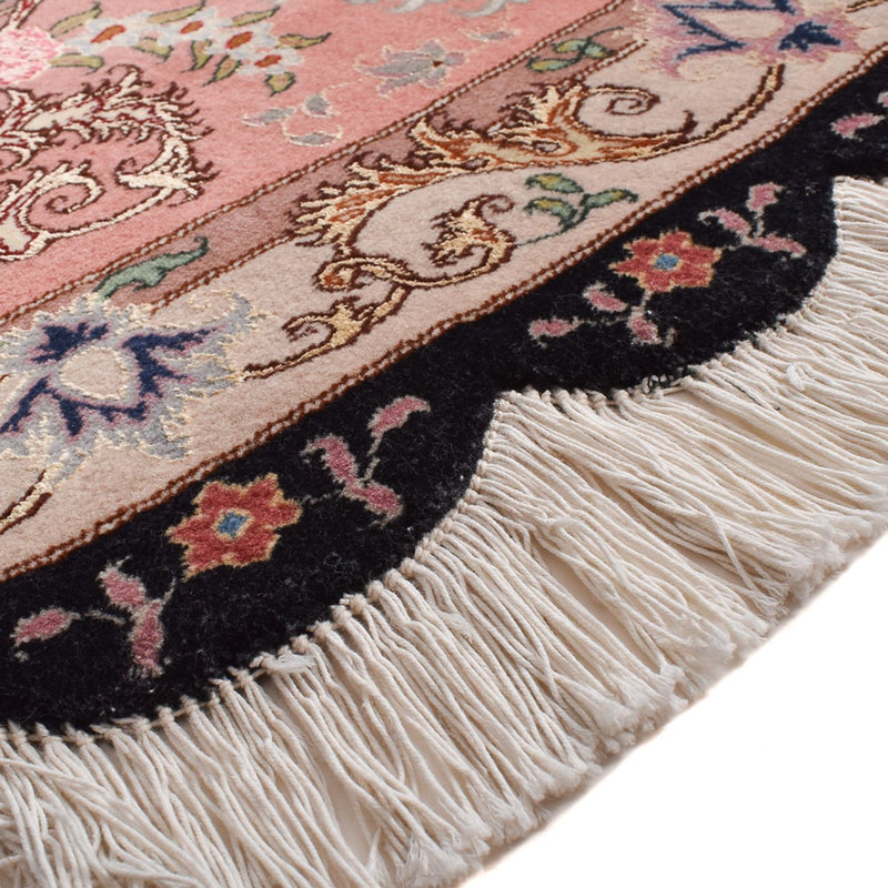 Täbriz - 60 Raj Teppich 250x250cm - Perserteppich - dunkelblau