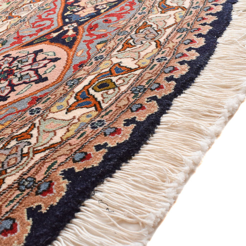 Täbriz - 50 Raj Teppich 250x250cm - Perserteppich - hellrot