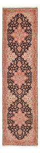 Täbriz - 50 Raj Teppich 90x352cm - Perserteppich - hellrot