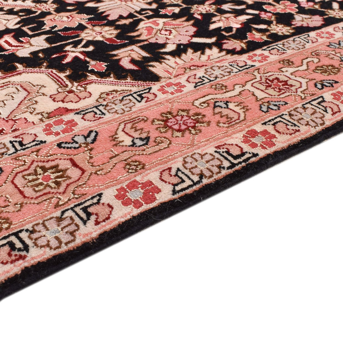 Täbriz - 50 Raj Teppich 90x352cm - Perserteppich - hellrot