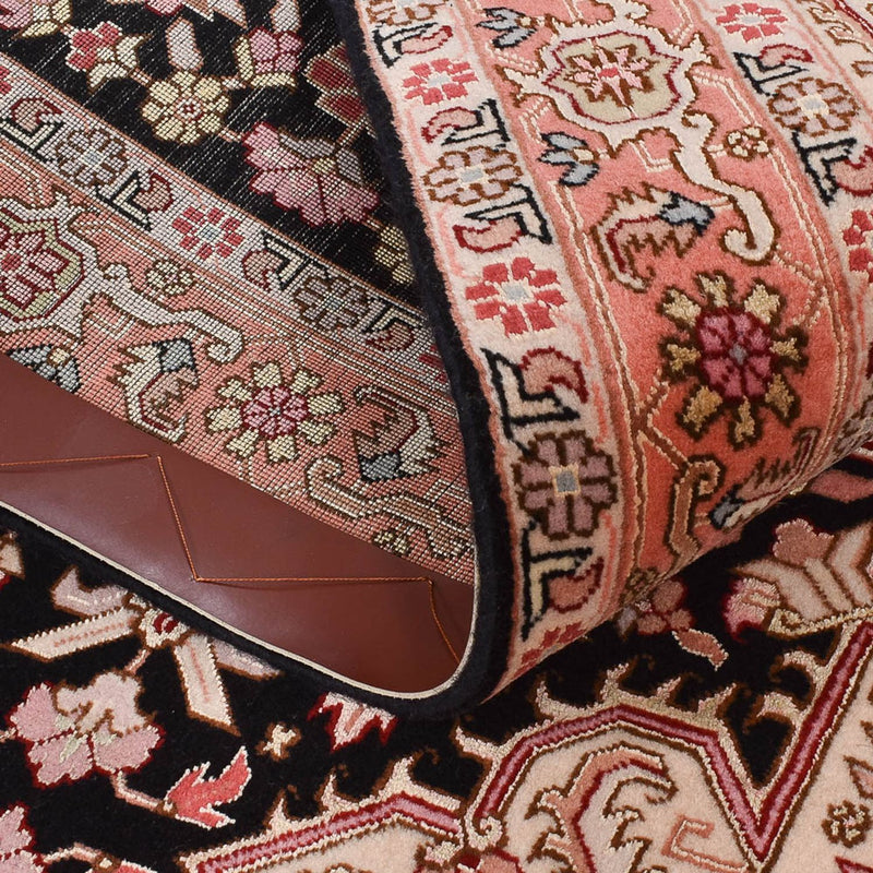 Täbriz - 50 Raj Teppich 90x352cm - Perserteppich - hellrot