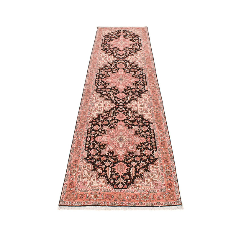 Täbriz - 50 Raj Teppich 90x352cm - Perserteppich - hellrot
