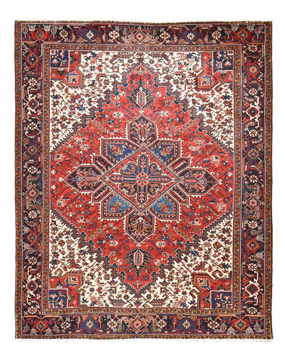 Heriz Teppich 250x305cm - Perserteppich - rot