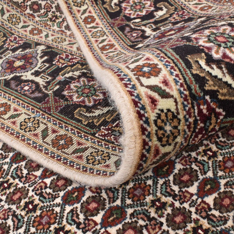 Täbriz - 40 Raj Teppich 200x202cm - Perserteppich - braun
