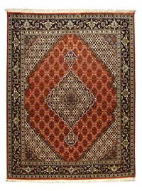 Täbriz - 40 Raj Teppich 153x194cm - Perserteppich - rot – product image