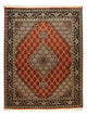 Täbriz - 40 Raj Teppich 153x194cm - Perserteppich - rot