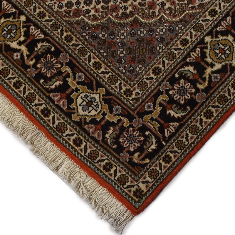 Täbriz - 40 Raj Teppich 153x194cm - Perserteppich - rot